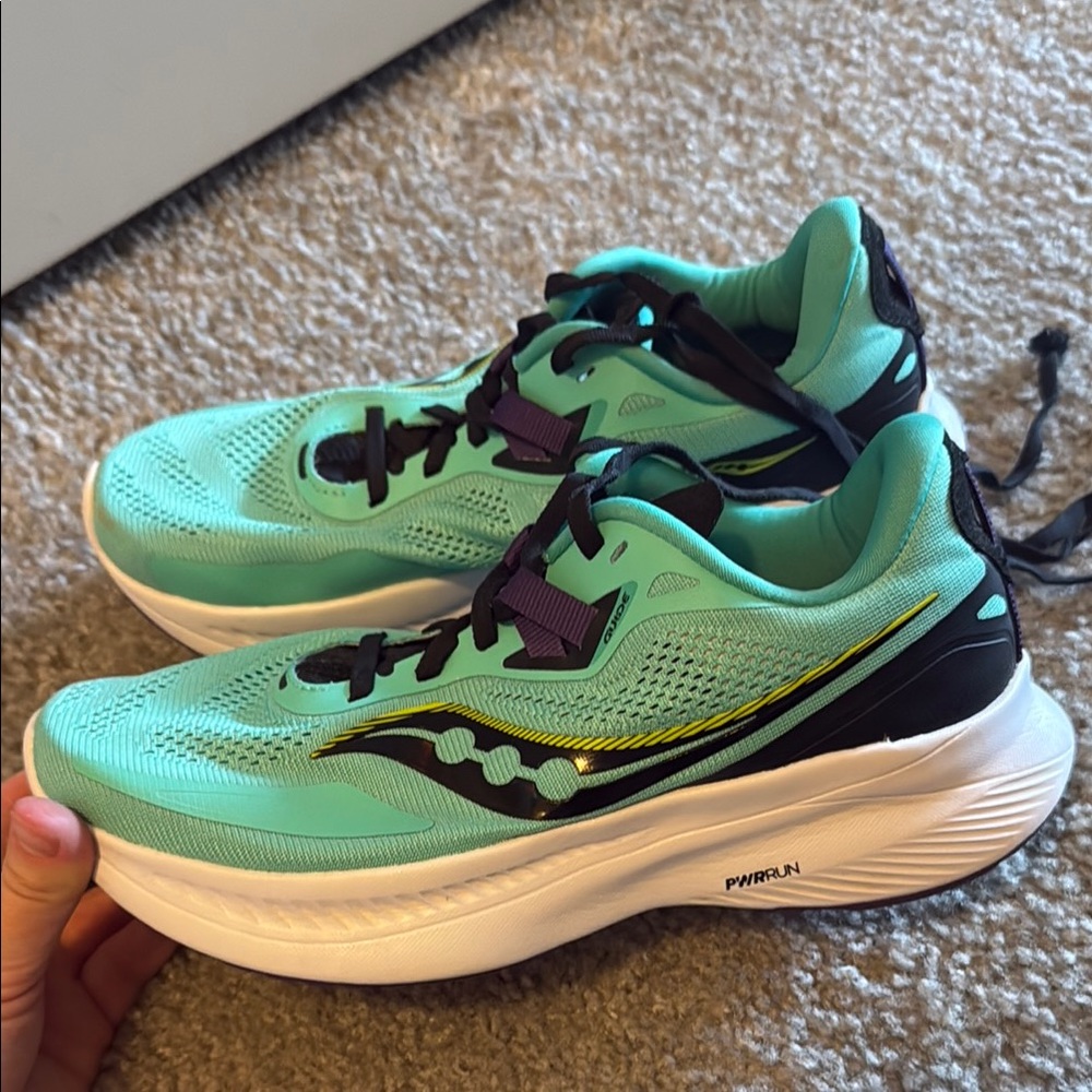 Saucony Women's Running Shoes - Teal and Black